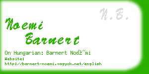 noemi barnert business card